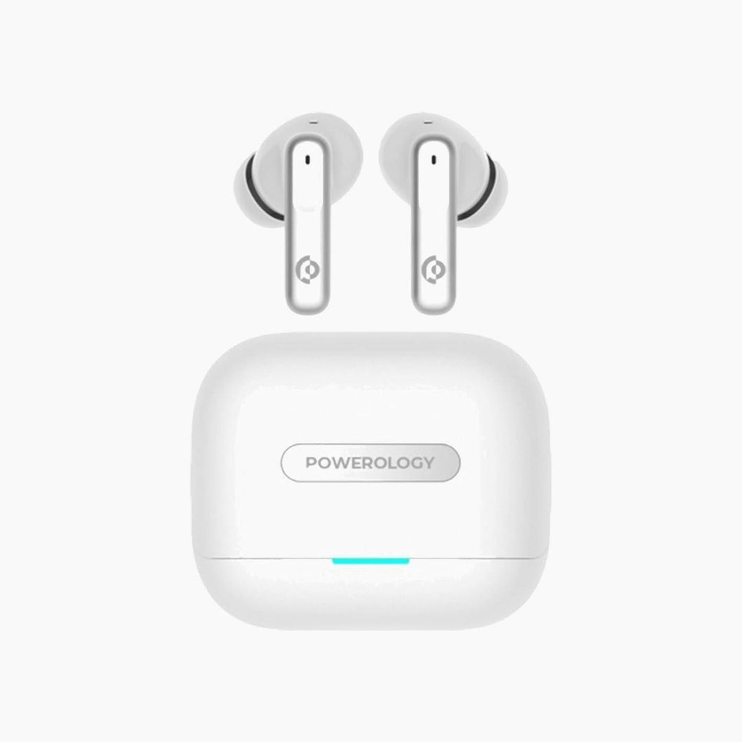 Powerology 6 Mic Hybrid ANC + ENC True Wireless Buds