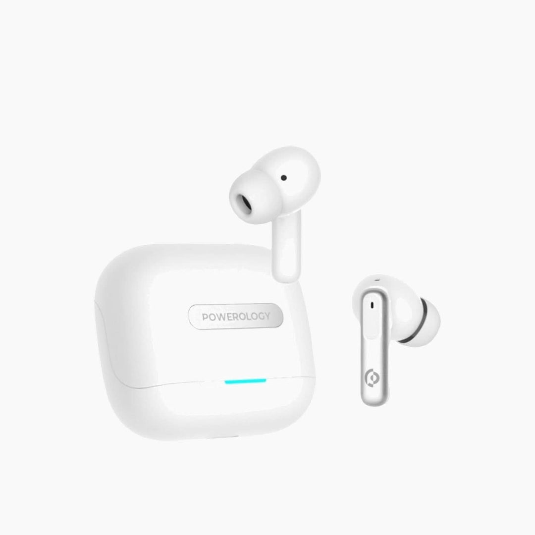 Powerology 6 Mic Hybrid ANC + ENC True Wireless Buds