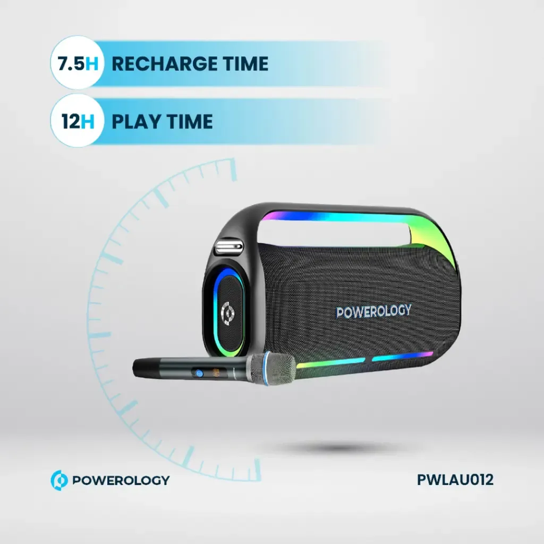 Powerology Deep Bass Party Speaker with 150W output