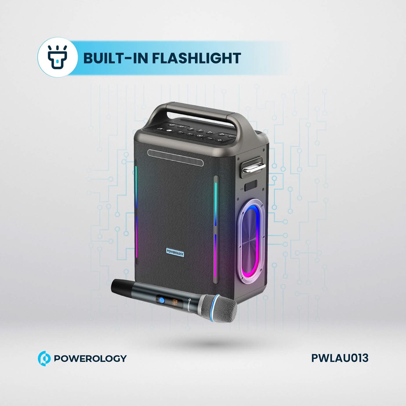 Powerology Karaoke Party Speaker Powerology Karaoke Party Speaker