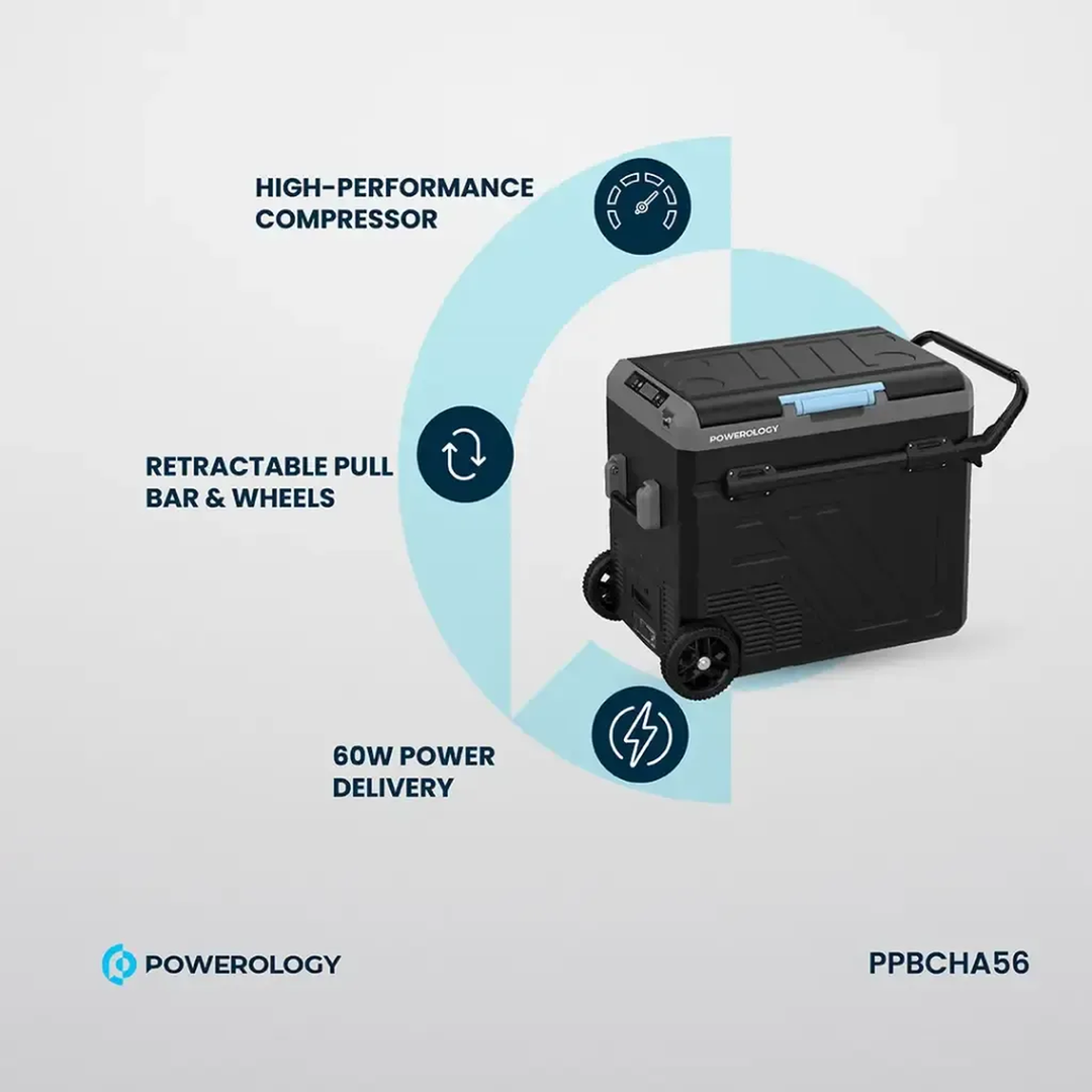 Powerology Dual Compartment Smart Fridge Freezer