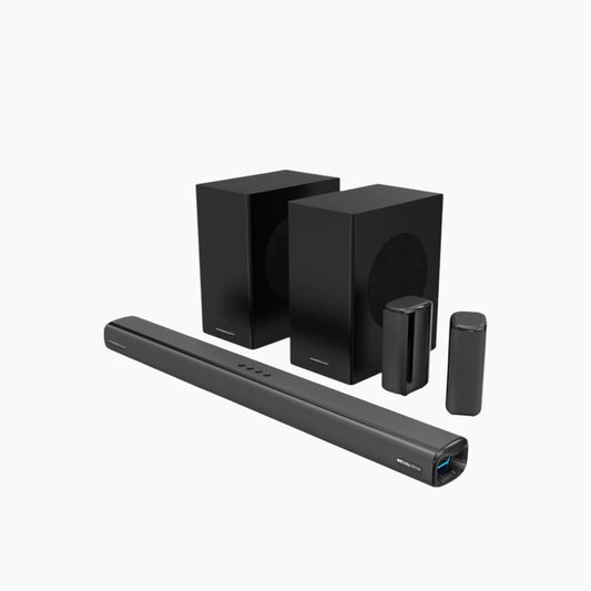 Powerology 5.2.4CH Dual Woofer Wireless Home Theater