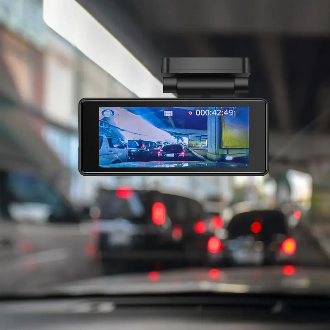 Powerology Dual Recording Dash Camera with zinc alloy body