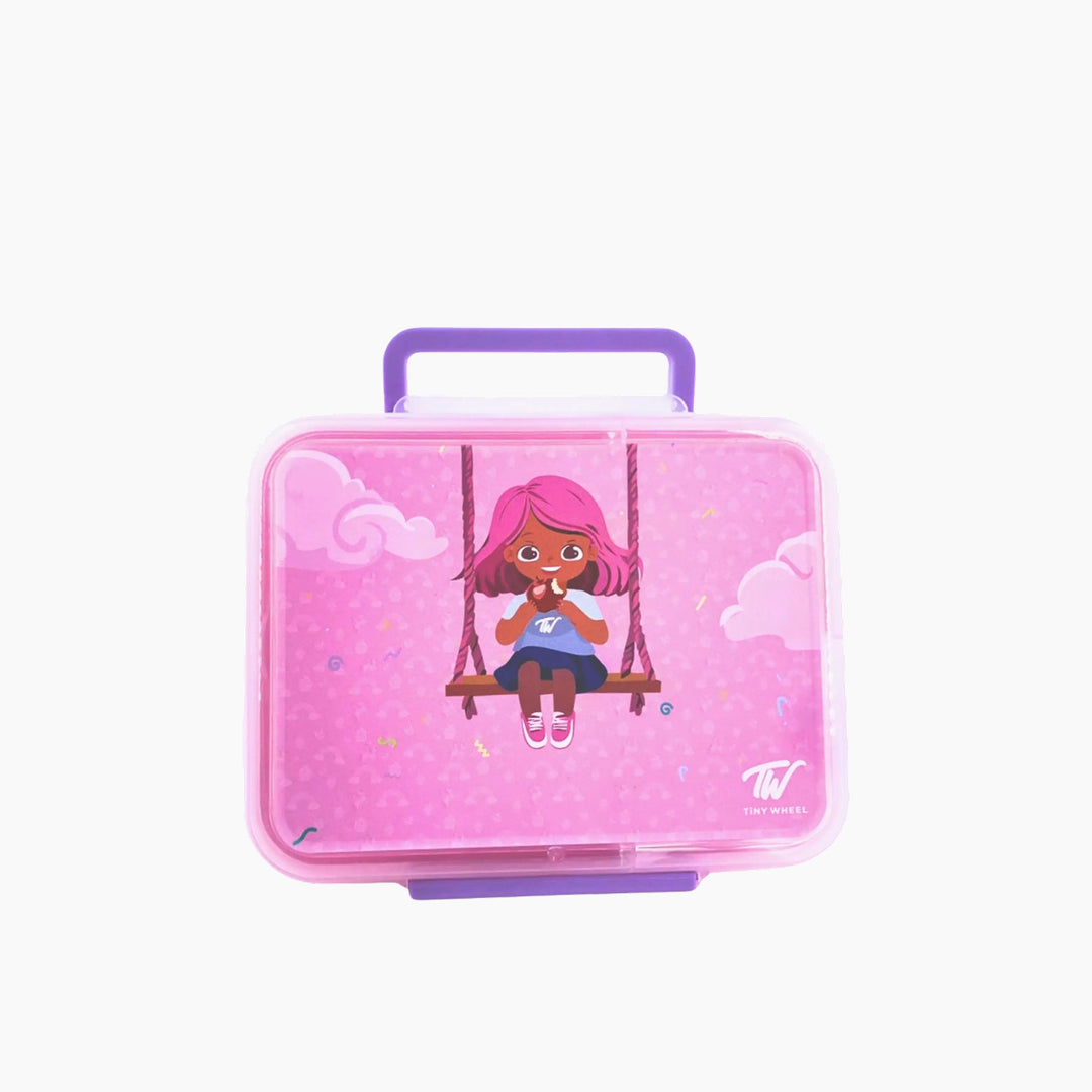 Tinywheel Joy Box Kids Bento Lunch Box 1650Ml - Pink Girl