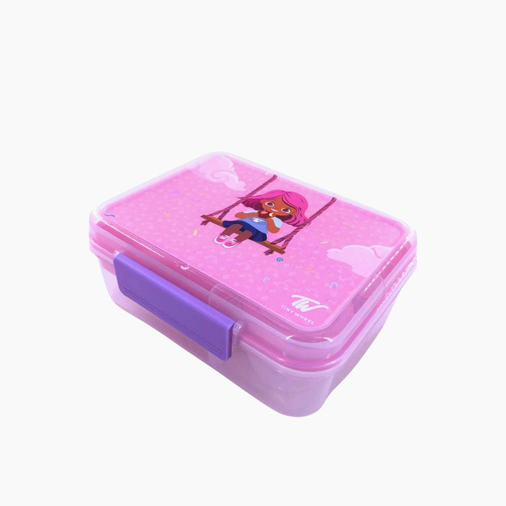 Tinywheel Joy Box Kids Bento Lunch Box 1650Ml - Pink Girl