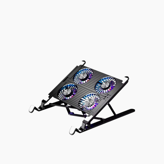 Vocoal 7 Level Adjustable Computer Foldable Laptop Stand With 2 Fans