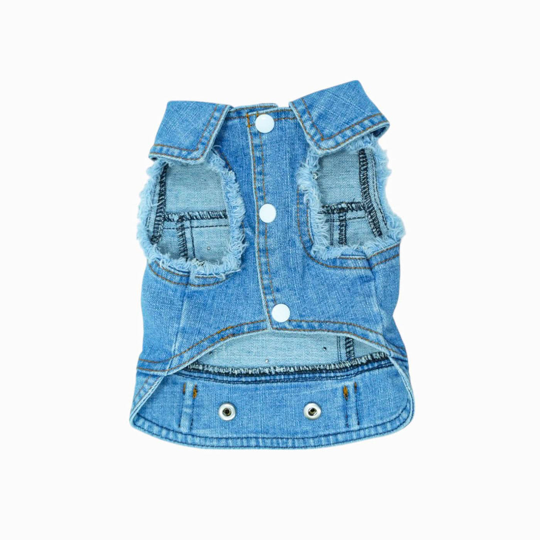 Best Buddies Dog Jeans Jacket - HUNA