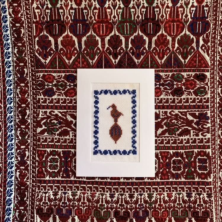 Folkglory Jaffa Villages Beginner Tatreez Embroidery Kit