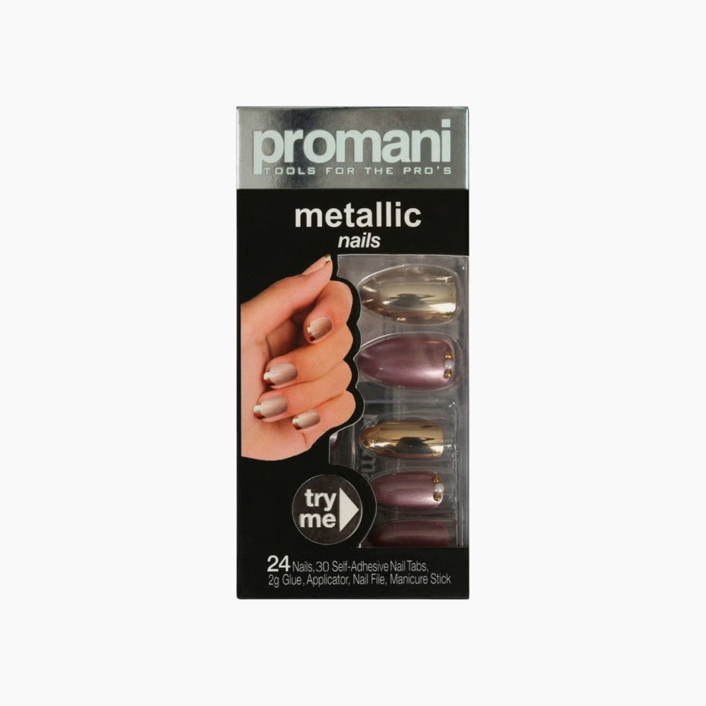 Promani Metalik Bronze Browm Stiletto - HUNA