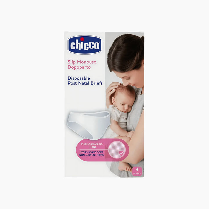 Chicco Disposable Post-Natal Briefs 4-pack, soft and hygienic