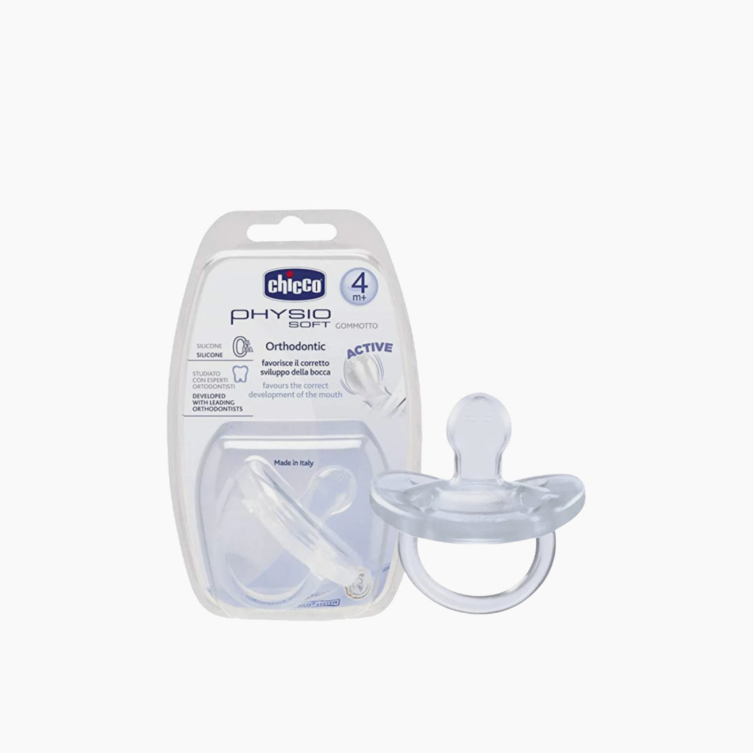 Chicco Physio Soft Soother Silicone 4M+ 1Pc Neutral