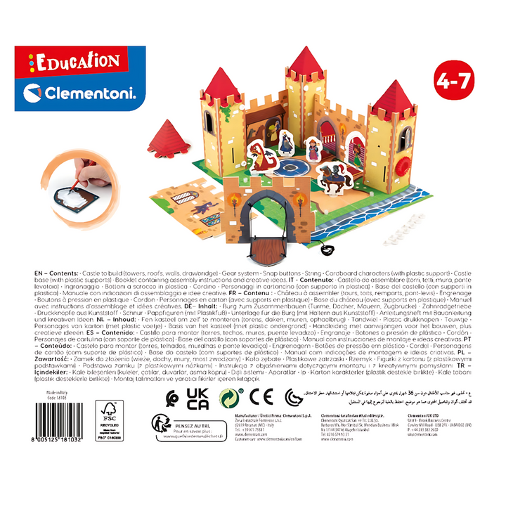 Clementoni Education-Assemble And Play: The Castle