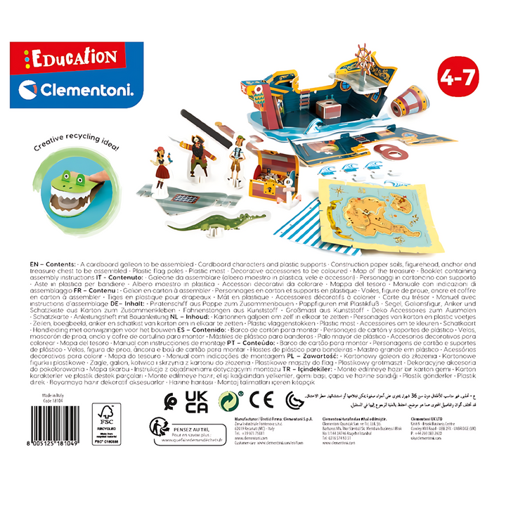 Clementoni Build And Play: The Galleon