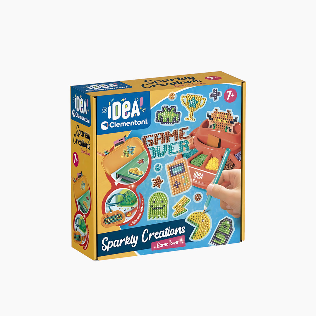 Clementoni Sparkly Creations Craft Kit - Game Icons