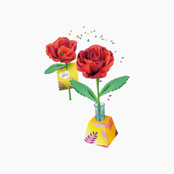 Clementoni Create Your Own Flowers Craft Kit Rose