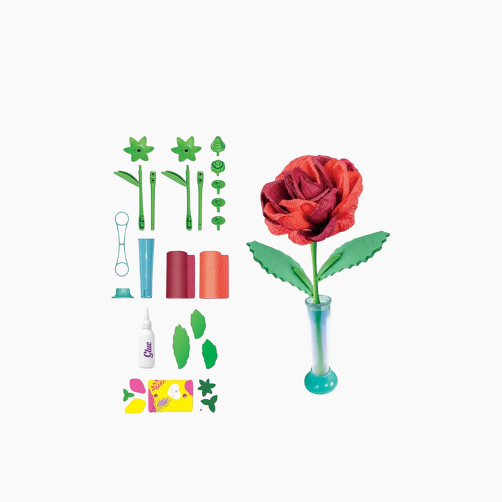 Clementoni Create Your Own Flowers Craft Kit Rose