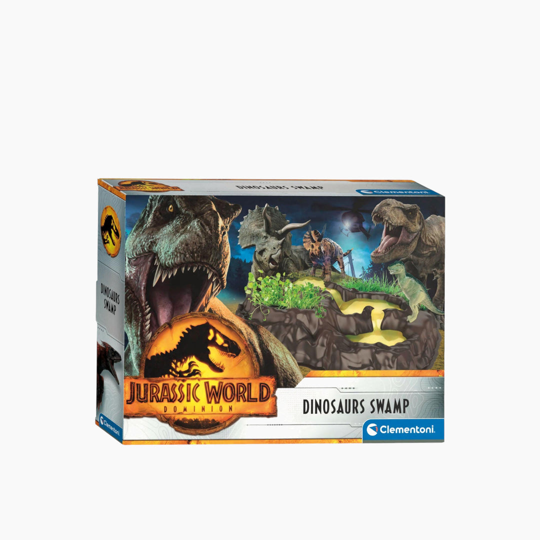 Clementoni Jurassic World 3 - Palude Dinosauri Swamp Play Set