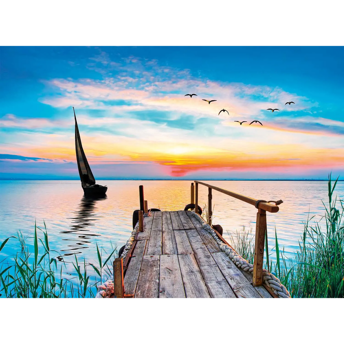 8005125351213PZL500HQCPEACEPUZZLE_framed - HUNA