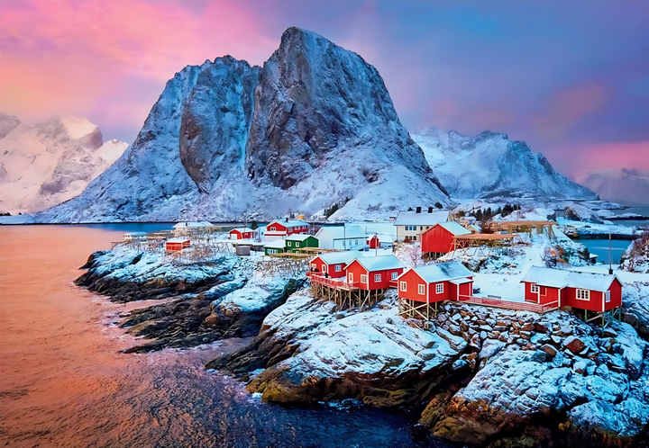 Clementoni Hamnoy Village Puzzle 500 Pieces