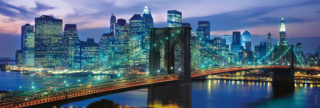 Clementoni Panorama New York Brooklyn Bridge 1000 Piece Puzzle