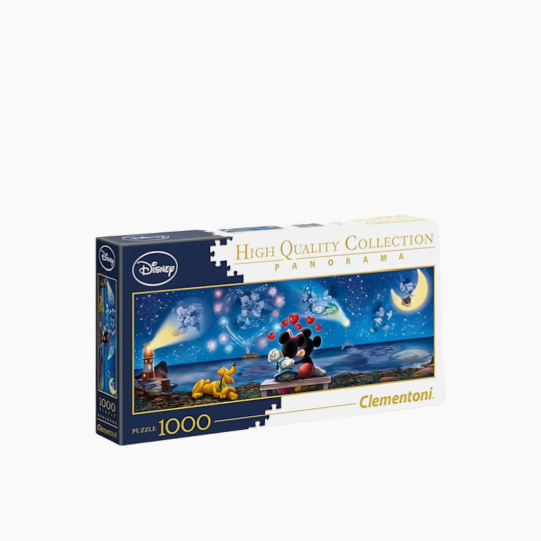 Clementoni Panorama Mickey &amp; Minnie Puzzle 1000 Pieces
