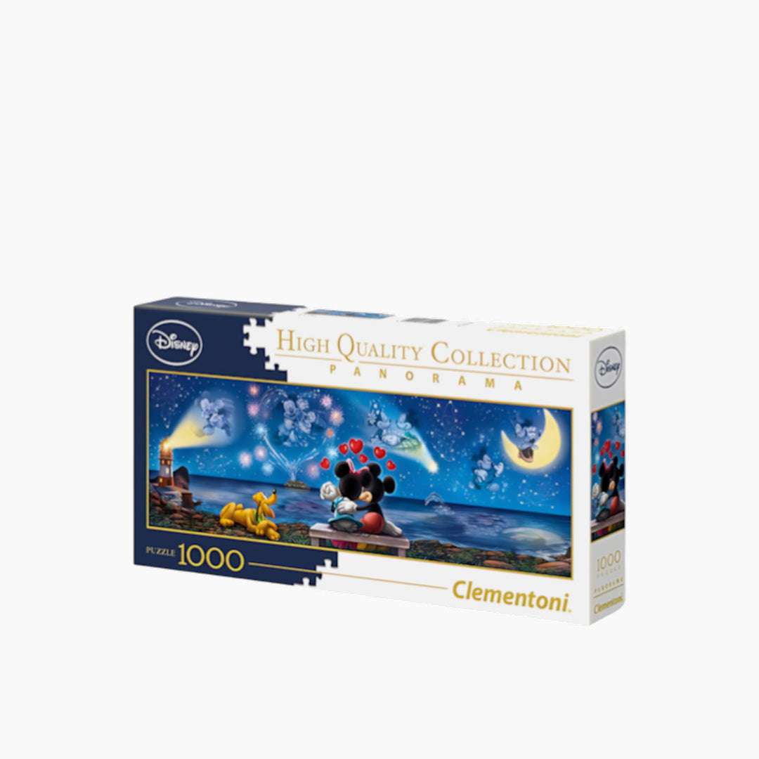 Clementoni Panorama Mickey &amp; Minnie Puzzle 1000 Pieces