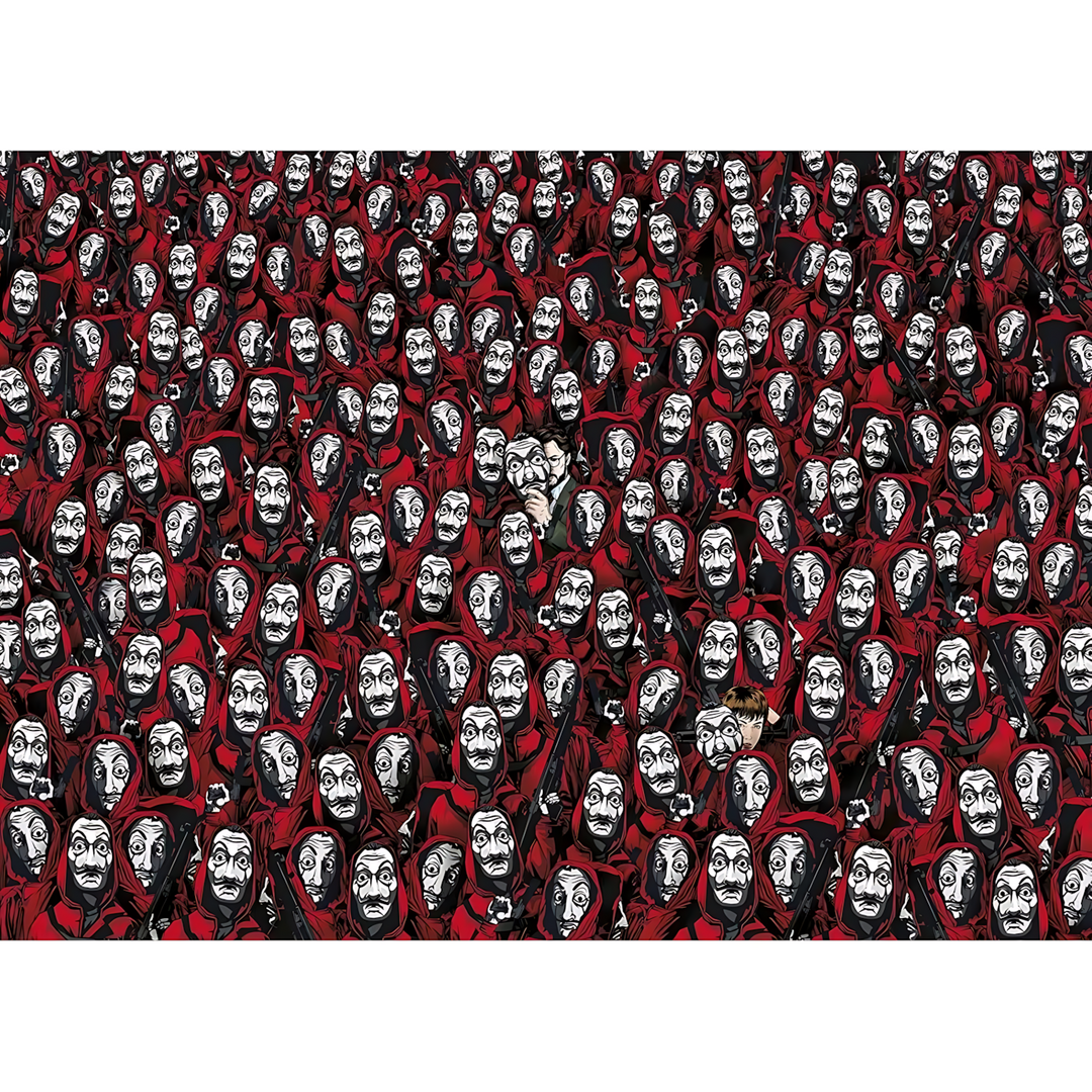 Clementoni Impossible La Casa De Papel Puzzle 1000 Pieces