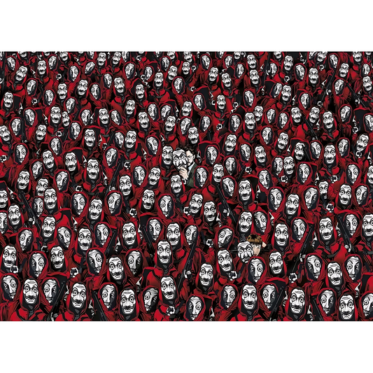 Clementoni Impossible La Casa De Papel Puzzle 1000 Pieces