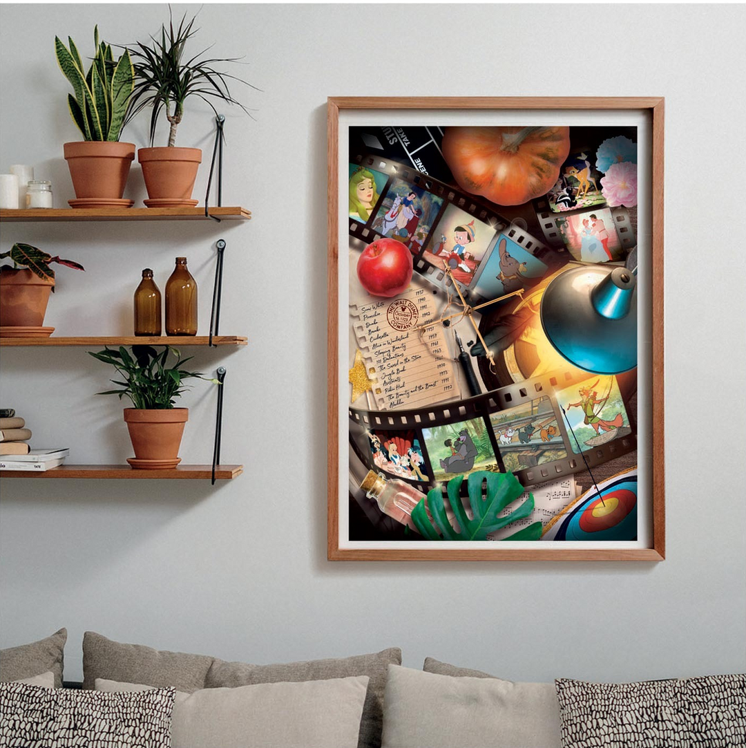 Clementoni Square Box Classic Movies D100 1000 Piece Puzzle