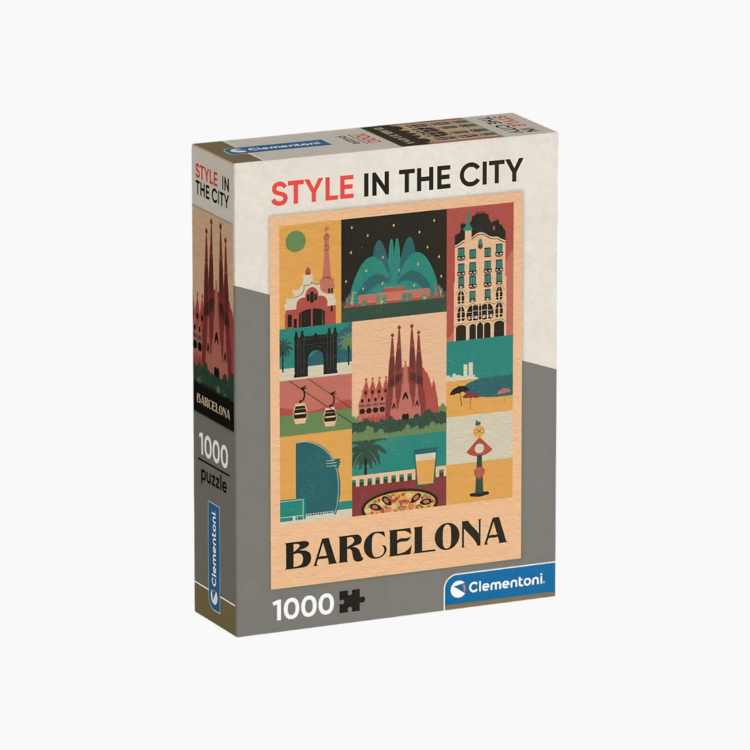 Clementoni Style In The City Barcelona Puzzle 1000 Pieces