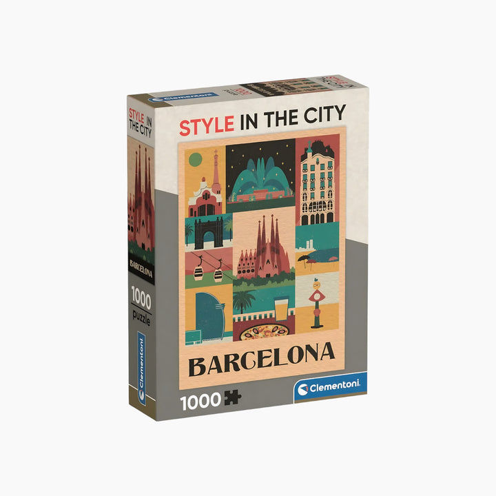 Clementoni Style In The City Barcelona Puzzle 1000 Pieces