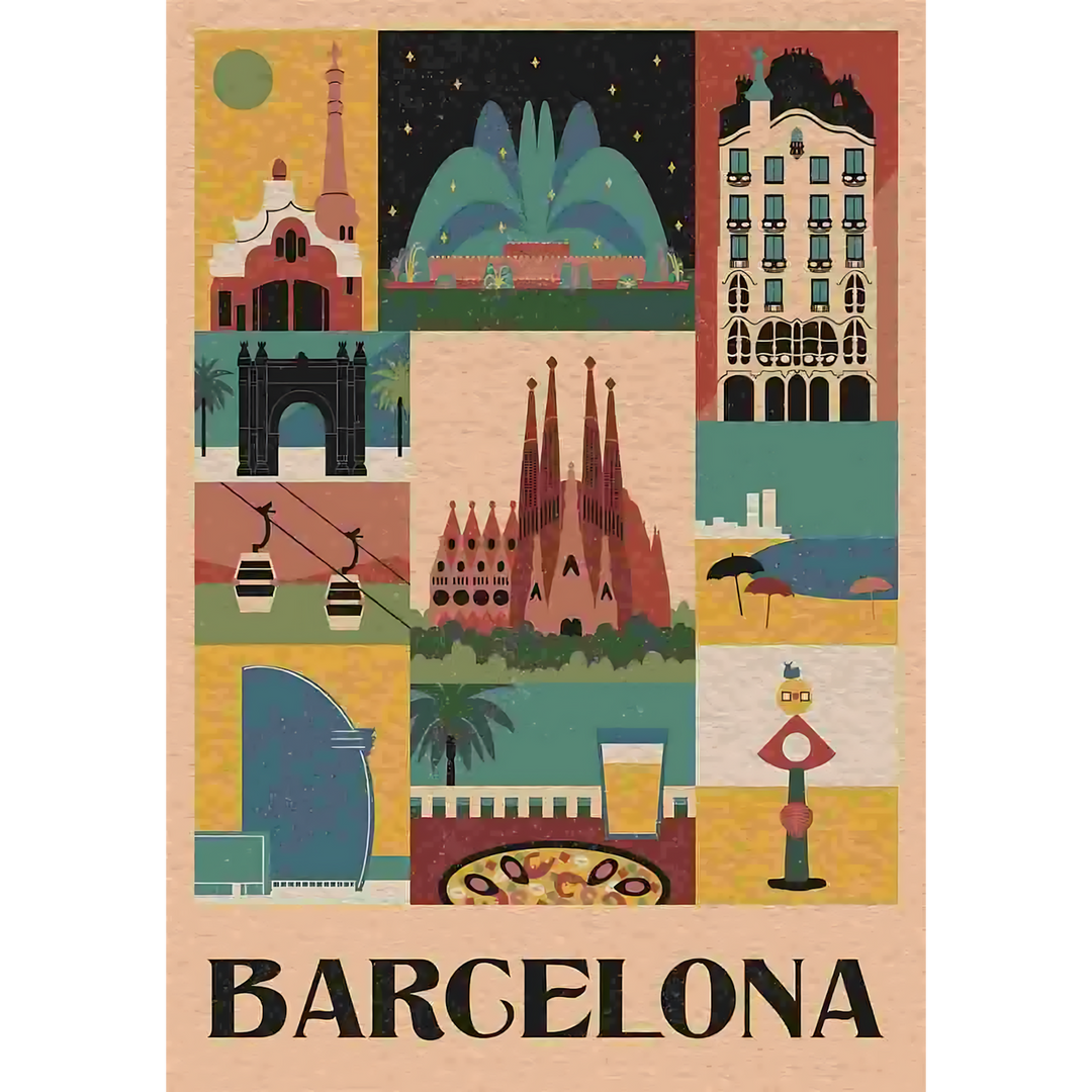 Clementoni Style In The City Barcelona Puzzle 1000 Pieces