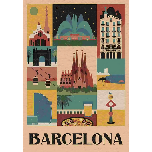 Clementoni Style In The City Barcelona Puzzle 1000 Pieces