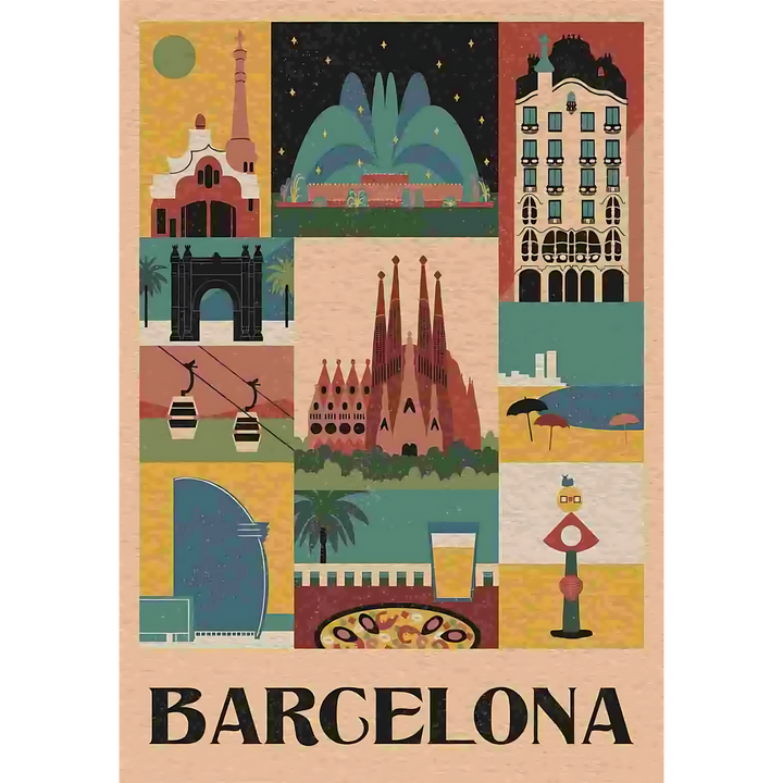Clementoni Style In The City Barcelona Puzzle 1000 Pieces