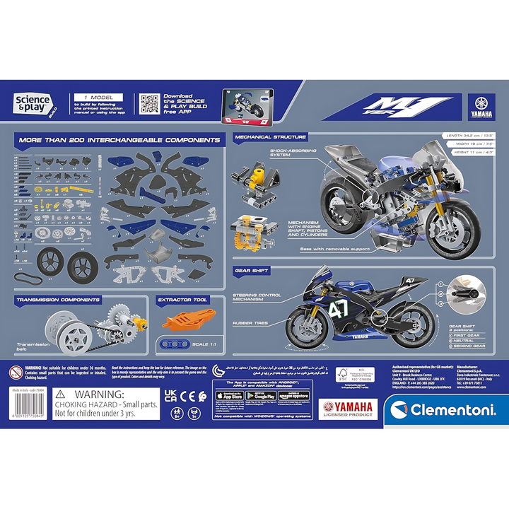Clementoni Yamaha Motorbike