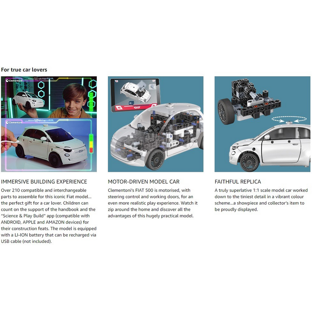 Clementoni 500 Electric Car Building Set