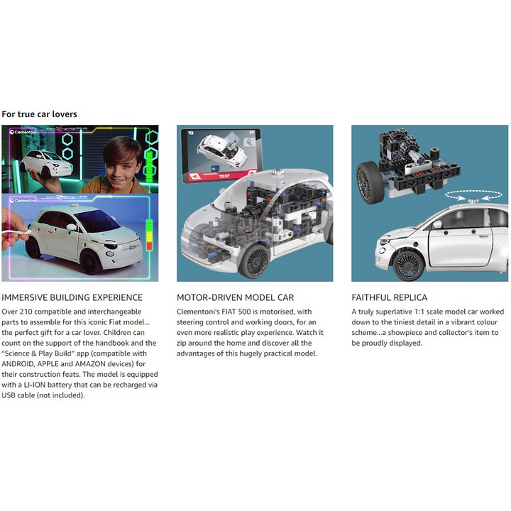 Clementoni 500 Electric Car Building Set