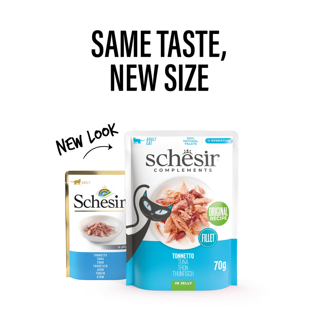 Schesir Complements Wet Cat in Jelly Pouch 12x70 gm