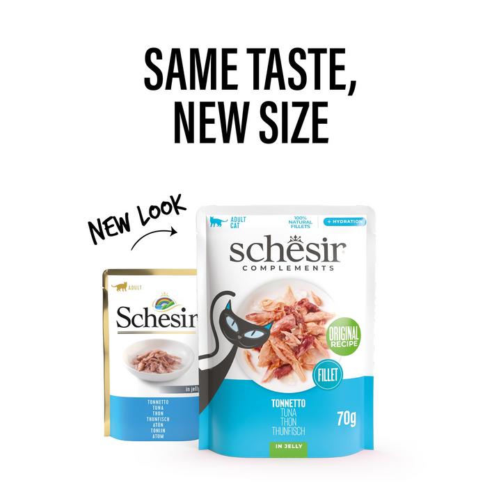 Schesir Complements Wet Cat in Jelly Pouch 12x70 gm