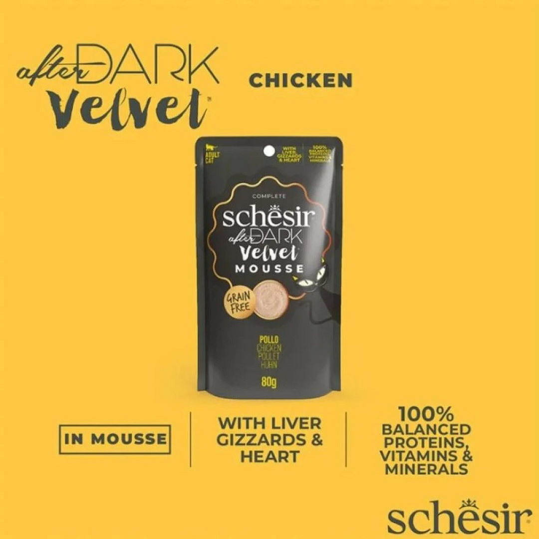 Schesir After Dark Velvet Mousse Cat 12x80g