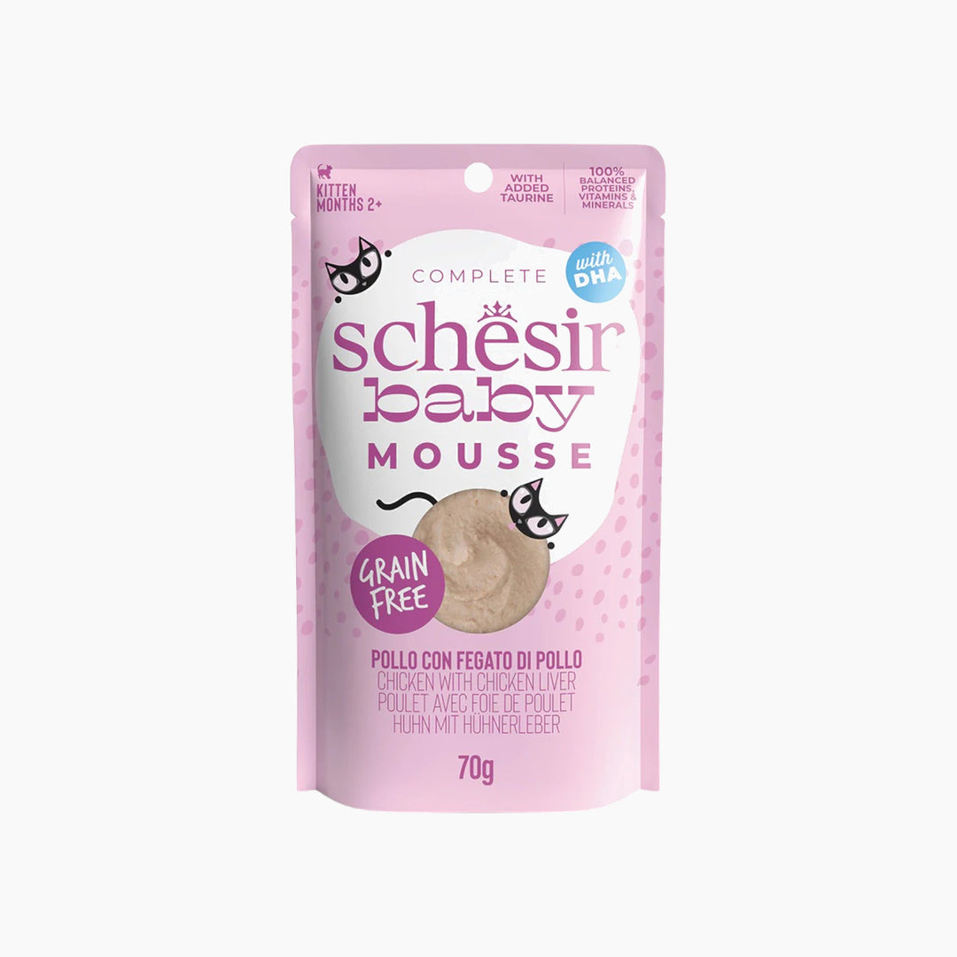 Schesir Baby Cat Pouch Mousse 12x70 gm - HUNA
