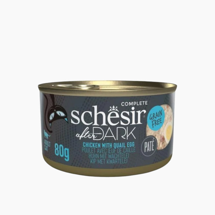 Schesir After Dark Pate’ Cat Can 12x80g - HUNA