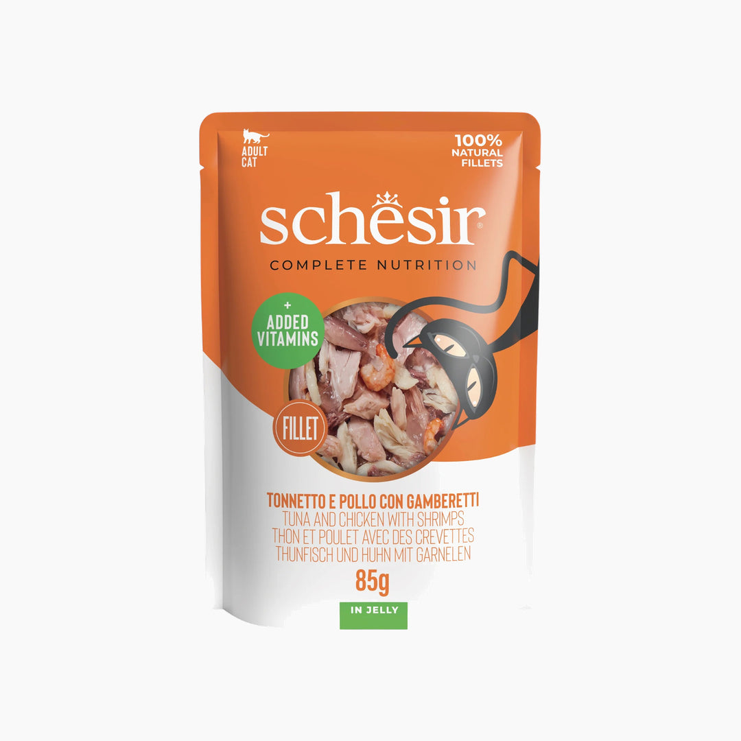 Schesir C&amp;B Wet Cat in Jelly Pouch 12x85 gm - HUNA