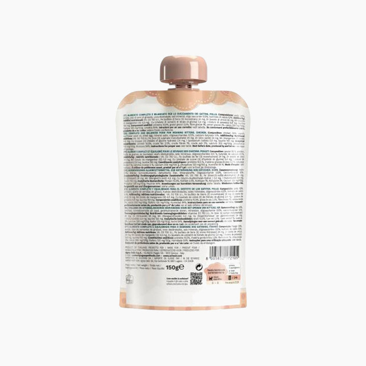 Schesir Kitten Pouch Cream 0-6 20x150 gm - HUNA