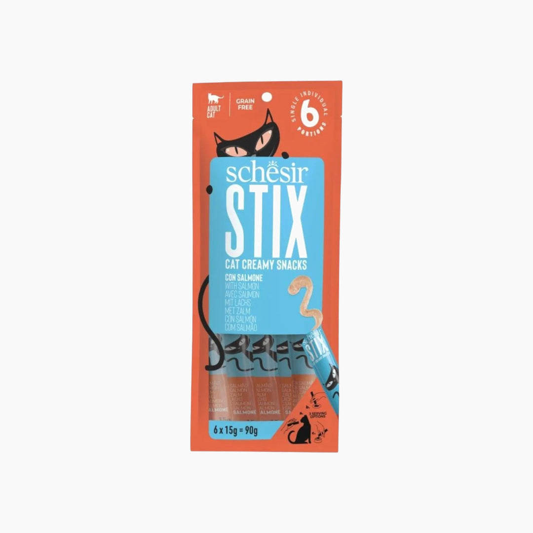 Schesir Stix cat treats pouch, tuna flavor