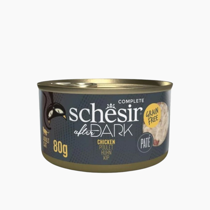 Schesir After Dark Pate’ Cat Can 12x80g - HUNA