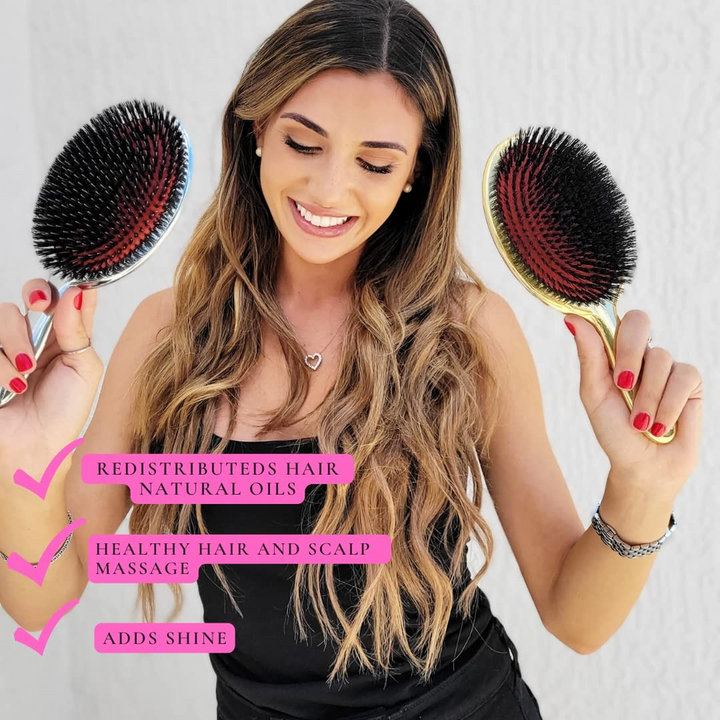 Janeke Beauty Hair Brush SP23M - Black