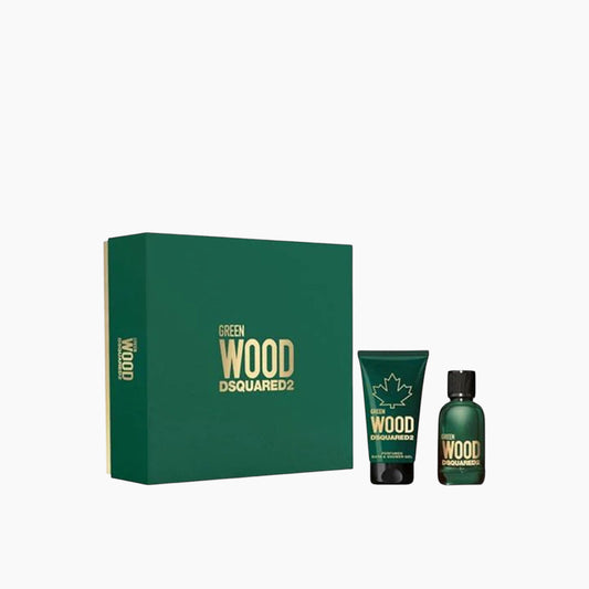 Dsquared2 Green Wood EDT 100ML + Shower Gel 150ML Gift Set For Men