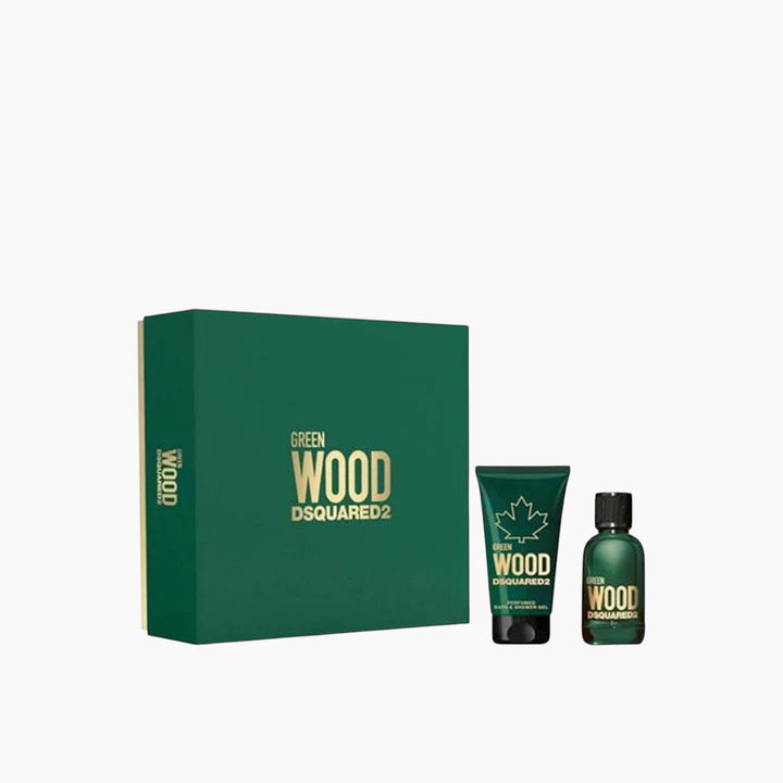 Dsquared2 Green Wood EDT 100ML + Shower Gel 150ML Gift Set For Men