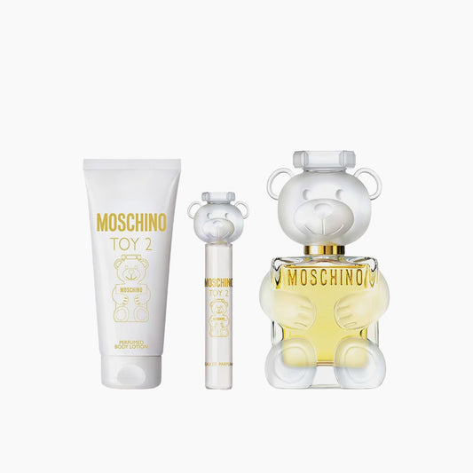 Moschino Toy 2 EDP 100Ml + EDP 10Ml + Body Lotion 100Ml Gift Set For Women